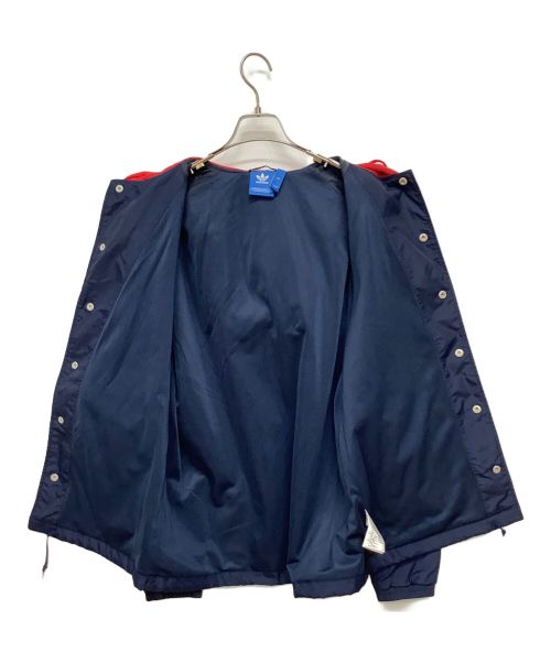 adidas Originals（アディダスオリジナル）adidas Originals (アディダスオリジナル) NY Windbreaker JKT ネイビー×レッド サイズ:095 173㎝の古着・服飾アイテム