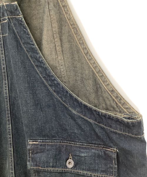 RRL（ダブルアールエル）RRL (ダブルアールエル) Dawson デニムオーバーオール ネイビー サイズ:XXLの古着・服飾アイテム