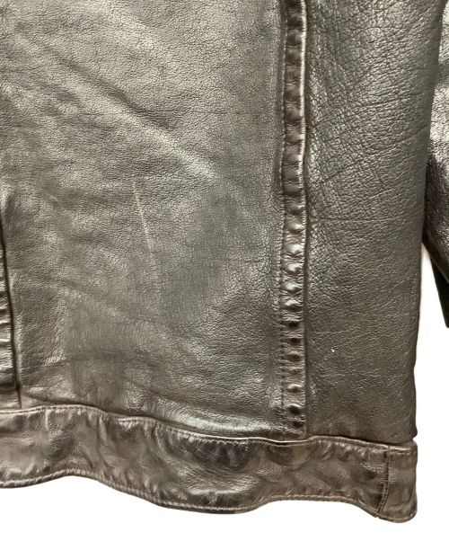 NEIL BARRETT（ニールバレット）NEIL BARRETT (ニールバレット) レザージャケット ダークブラウン サイズ:XSの古着・服飾アイテム