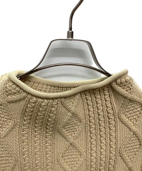 BATONER（バトナ―）BATONER (バトナ―) SIGNATURE CREW NECK ベージュ サイズ:Freeの古着・服飾アイテム