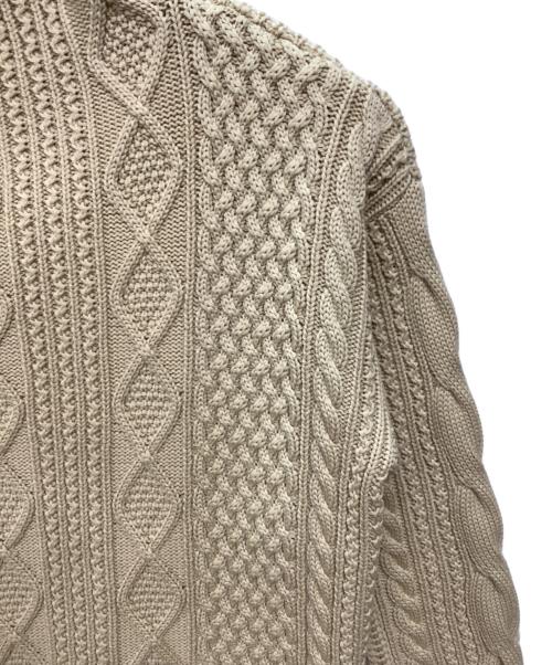 BATONER（バトナ―）BATONER (バトナ―) SIGNATURE CREW NECK ベージュ サイズ:Freeの古着・服飾アイテム