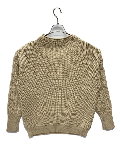 BATONER（バトナ―）BATONER (バトナ―) SIGNATURE CREW NECK ベージュ サイズ:Freeの古着・服飾アイテム