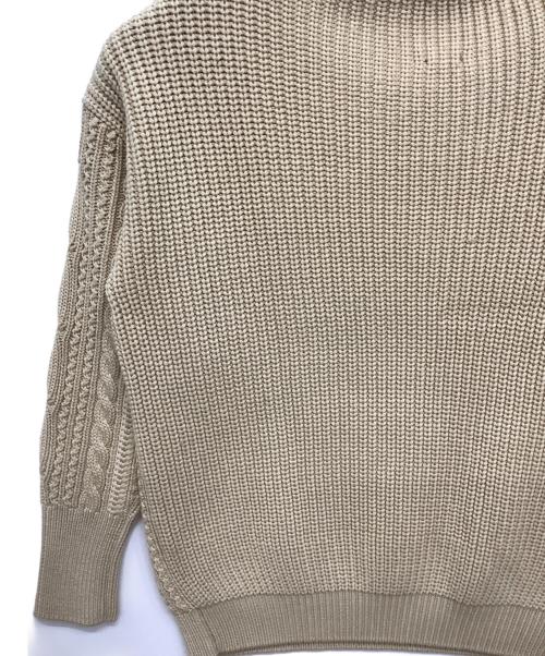 BATONER（バトナ―）BATONER (バトナ―) SIGNATURE CREW NECK ベージュ サイズ:Freeの古着・服飾アイテム