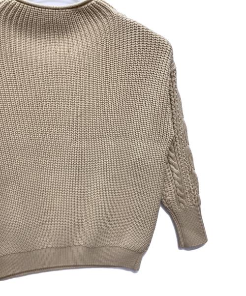 BATONER（バトナ―）BATONER (バトナ―) SIGNATURE CREW NECK ベージュ サイズ:Freeの古着・服飾アイテム