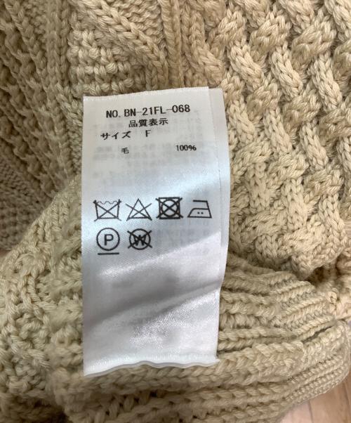 BATONER（バトナ―）BATONER (バトナ―) SIGNATURE CREW NECK ベージュ サイズ:Freeの古着・服飾アイテム