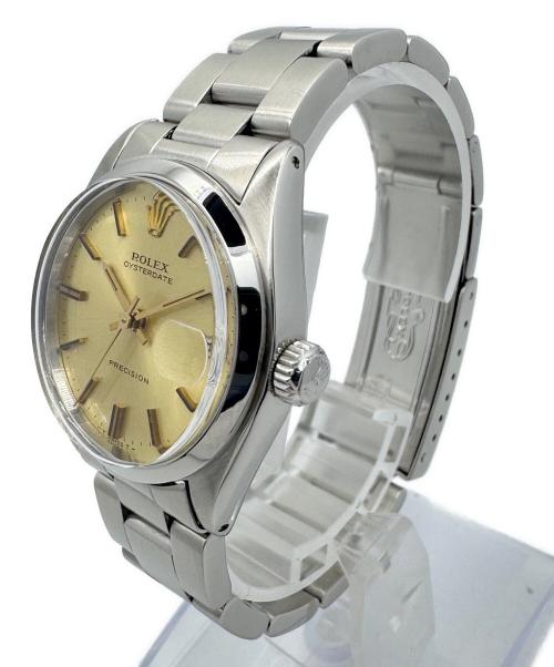 ROLEX（ロレックス）ROLEX (ロレックス) オイスターデイト プレジション Ref.6694 ゴールド サイズ:34ｍｍの古着・服飾アイテム
