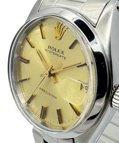 ROLEX（ロレックス）ROLEX (ロレックス) オイスターデイト プレジション Ref.6694 ゴールド サイズ:34ｍｍの古着・服飾アイテム