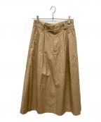 SCYEBASICSサイベーシックス）の古着「サンホアキンコットンミディスカート」｜ベージュ