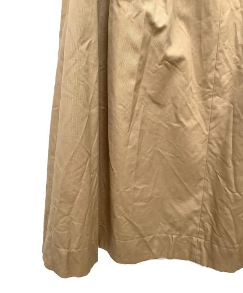 SCYEBASICS（サイベーシックス）SCYEBASICS (サイベーシックス) サンホアキンコットンミディスカート ベージュ サイズ:38の古着・服飾アイテム