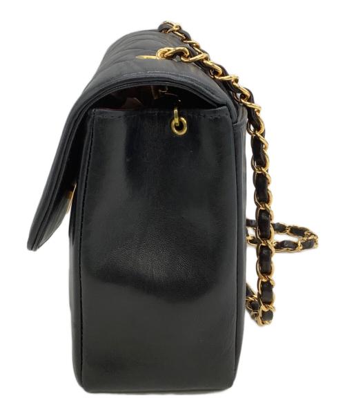 CHANEL（シャネル）CHANEL (シャネル) チェーンショルダーバッグ マトラッセ ダイアナ ブラックの古着・服飾アイテム