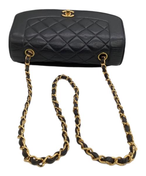 CHANEL（シャネル）CHANEL (シャネル) チェーンショルダーバッグ マトラッセ ダイアナ ブラックの古着・服飾アイテム