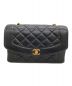 CHANEL（シャネル）の古着「チェーンショルダーバッグ マトラッセ ダイアナ」｜ブラック