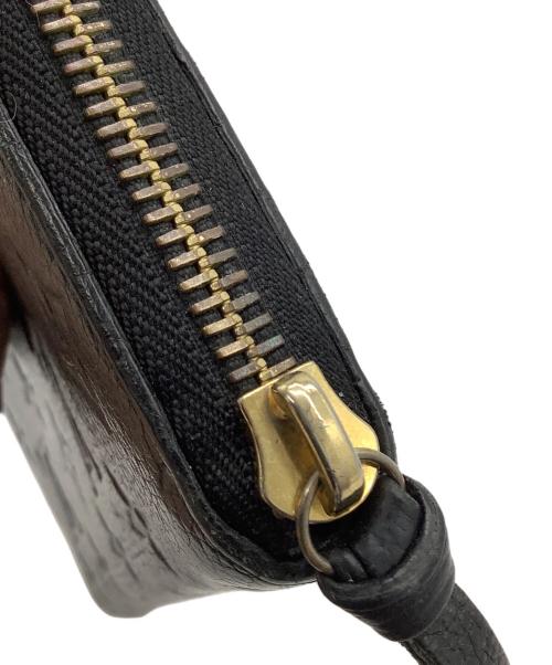 LOUIS VUITTON（ルイ ヴィトン）LOUIS VUITTON (ルイ ヴィトン) ポルトフォイユ・クレマンス　モノグラム・アンプラント　 ブラックの古着・服飾アイテム