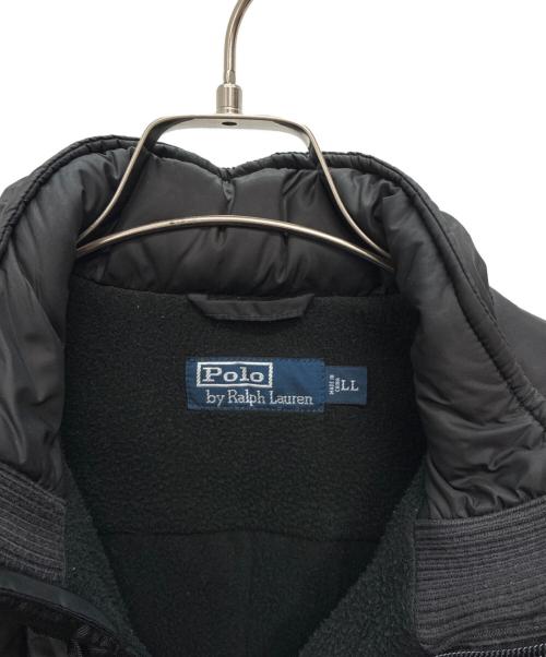 POLO RALPH LAUREN（ポロ・ラルフローレン）POLO RALPH LAUREN (ポロ・ラルフローレン) 中綿ジャケット ブラック サイズ:LLの古着・服飾アイテム