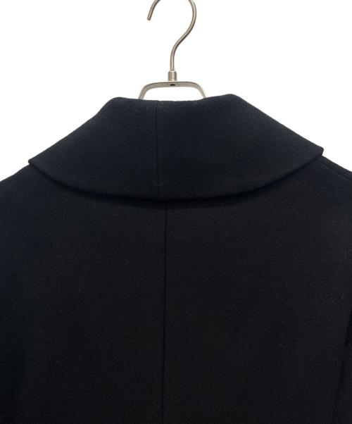 1er Arrondissement（プルミエ アロンディスモン）1er Arrondissement (プルミエ アロンディスモン) カシミヤ2重メルトンショールカラーコート ブラック サイズ:36の古着・服飾アイテム