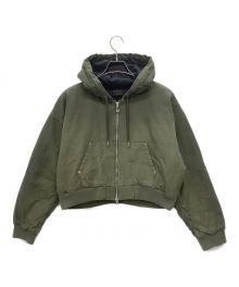 NIKE×Travis Scott（ナイキ×トラヴィススコット）の古着「キャンバスジャケット」｜オリーブ