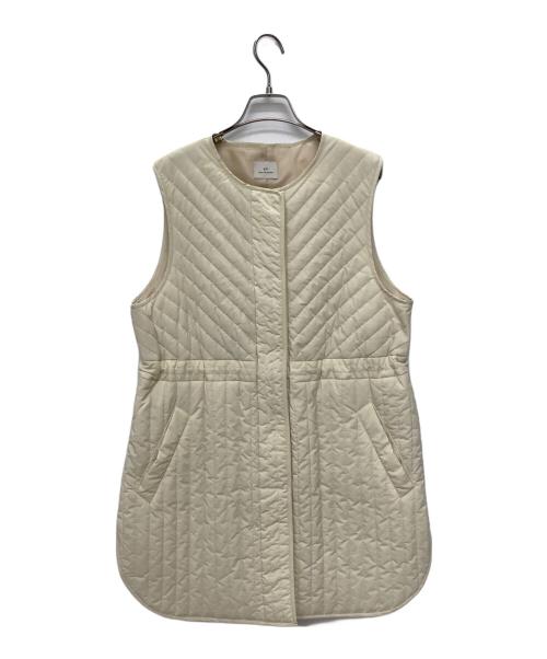 green label relaxing（グリーンレーベルリラクシング）green label relaxing (グリーンレーベルリラクシング) キルティングベスト アイボリー サイズ:Freeの古着・服飾アイテム
