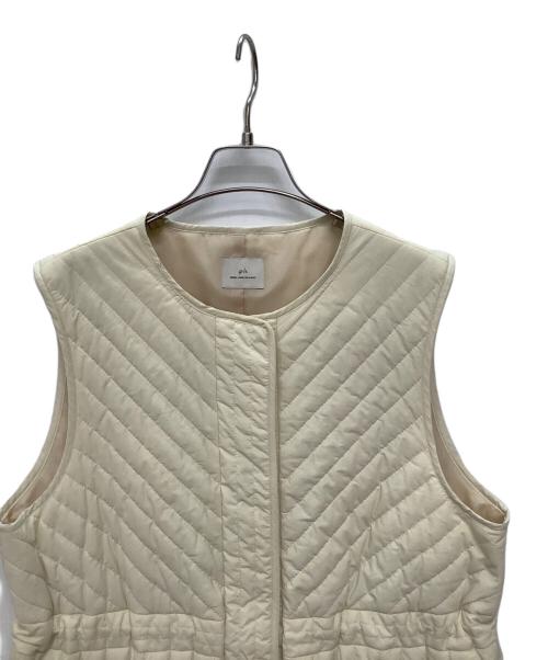 green label relaxing（グリーンレーベルリラクシング）green label relaxing (グリーンレーベルリラクシング) キルティングベスト アイボリー サイズ:Freeの古着・服飾アイテム