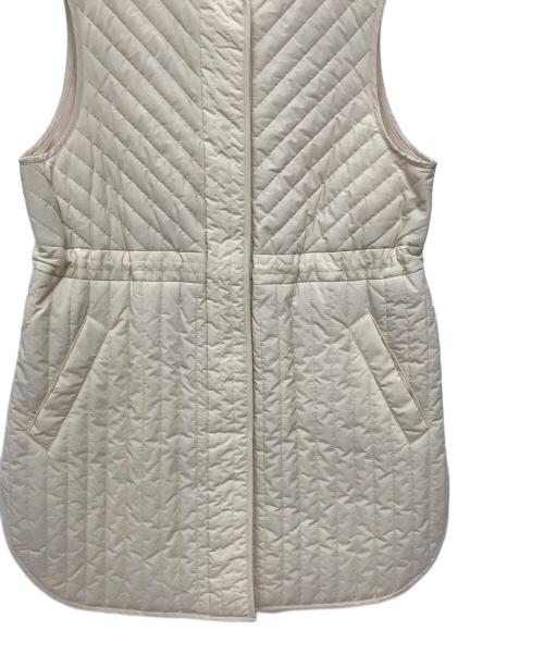 green label relaxing（グリーンレーベルリラクシング）green label relaxing (グリーンレーベルリラクシング) キルティングベスト アイボリー サイズ:Freeの古着・服飾アイテム