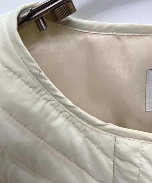 green label relaxing（グリーンレーベルリラクシング）green label relaxing (グリーンレーベルリラクシング) キルティングベスト アイボリー サイズ:Freeの古着・服飾アイテム