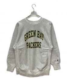 Champion REVERSE WEAVE（チャンピオン リバース ウィーブ）の古着「グリーンベイ・パッカーズ 90s」｜ライトグレー