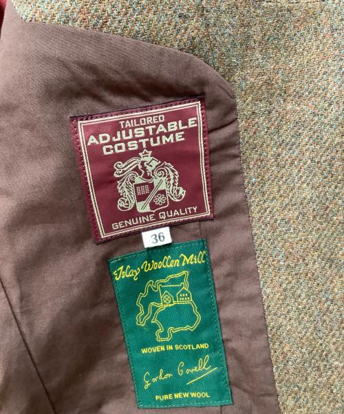 ADJUSTABLE COSTUME（アジャスタブルコスチューム）ADJUSTABLE COSTUME (アジャスタブルコスチューム) ウールジャケット ブラウン サイズ:36の古着・服飾アイテム