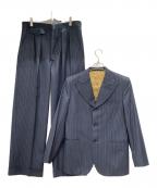 ADJUSTABLE COSTUME×DORMEUILアジャスタブルコスチューム×ドーメル）の古着「セットアップ」｜ネイビー