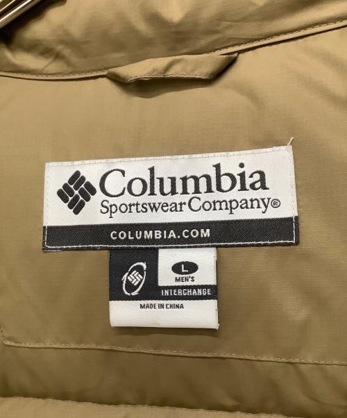 Columbia（コロンビア）Columbia (コロンビア) ダウンベスト カーキ サイズ:Lの古着・服飾アイテム