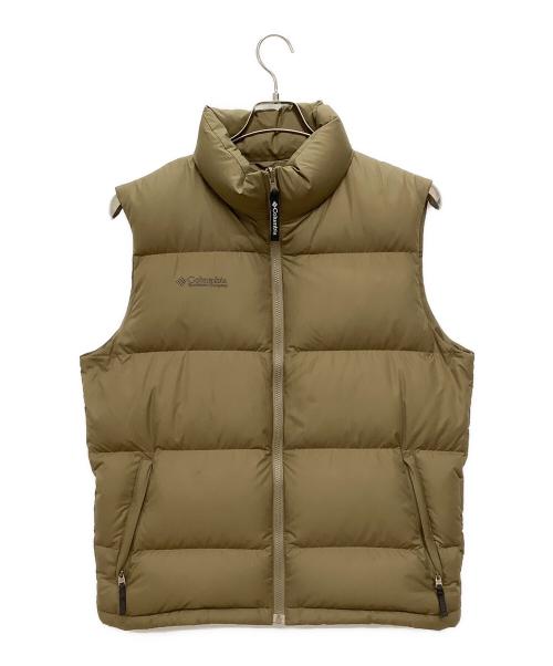 Columbia（コロンビア）Columbia (コロンビア) ダウンベスト カーキ サイズ:Lの古着・服飾アイテム