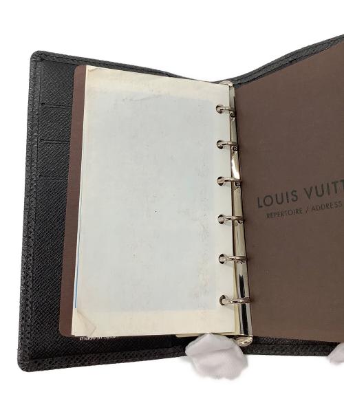 LOUIS VUITTON（ルイ ヴィトン）LOUIS VUITTON (ルイ ヴィトン) タイガ アジェンダPM ブラックの古着・服飾アイテム