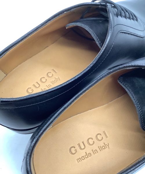 GUCCI（グッチ）GUCCI (グッチ) ビジネスシューズ ブラック サイズ:6 1/2の古着・服飾アイテム