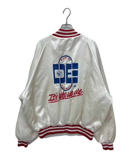 KING LOUIE（キングルイ）KING LOUIE (キングルイ) USA製 ナイロンスタジャン ホワイト サイズ:SIZE XLの古着・服飾アイテム