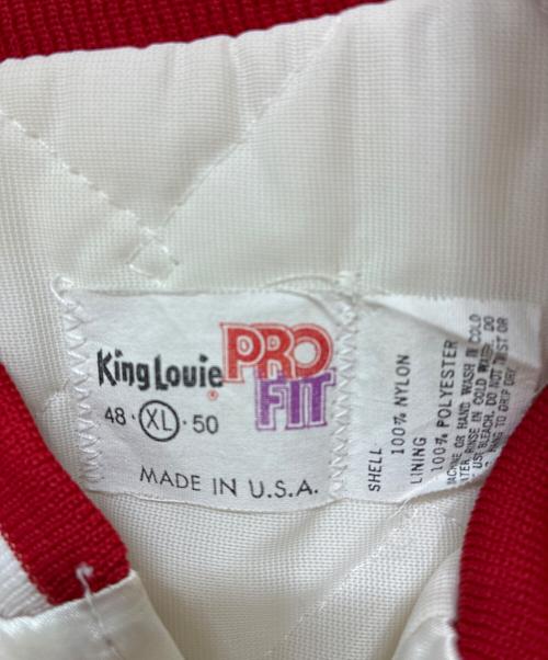 KING LOUIE（キングルイ）KING LOUIE (キングルイ) USA製 ナイロンスタジャン ホワイト サイズ:SIZE XLの古着・服飾アイテム
