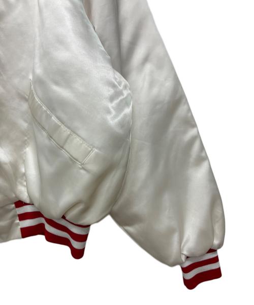KING LOUIE（キングルイ）KING LOUIE (キングルイ) USA製 ナイロンスタジャン ホワイト サイズ:SIZE XLの古着・服飾アイテム