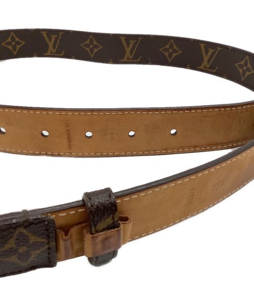 LOUIS VUITTON（ルイ ヴィトン）LOUIS VUITTON (ルイ ヴィトン) サンチュール　モノグラム ブラウン サイズ:85/34の古着・服飾アイテム