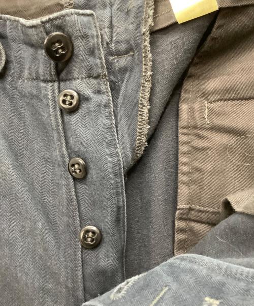 RRL（ダブルアールエル）RRL (ダブルアールエル) ヘリンボーンパンツ ネイビー サイズ:34/32の古着・服飾アイテム