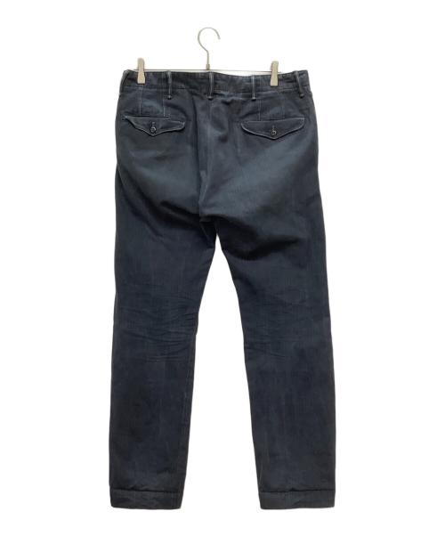 RRL（ダブルアールエル）RRL (ダブルアールエル) ヘリンボーンパンツ ネイビー サイズ:34/32の古着・服飾アイテム