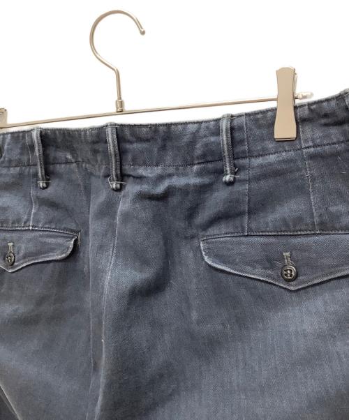 RRL（ダブルアールエル）RRL (ダブルアールエル) ヘリンボーンパンツ ネイビー サイズ:34/32の古着・服飾アイテム