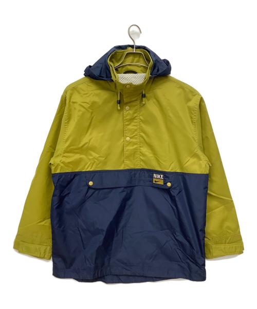 NIKE（ナイキ）NIKE (ナイキ) 90’sアノラックパーカー マスタード×ネイビー サイズ:Mの古着・服飾アイテム
