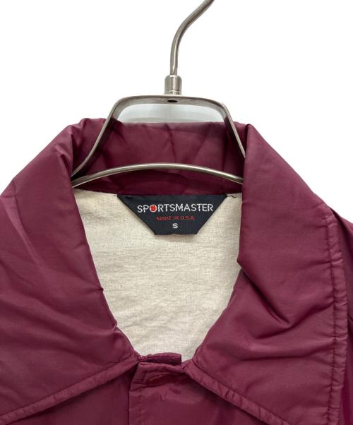 SPORTS MASTER（スポーツマスター）SPORTS MASTER (スポーツマスター) USA製 コーチジャケット ワインレッド サイズ:SIZE Sの古着・服飾アイテム