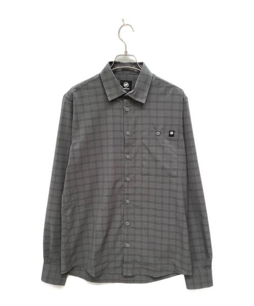 MAMMUT（マムート）MAMMUT (マムート) マウンテン ロングスリーブ シャツ ライトグレー サイズ:EUROPE　Sの古着・服飾アイテム
