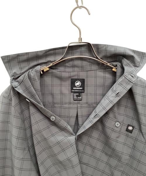 MAMMUT（マムート）MAMMUT (マムート) マウンテン ロングスリーブ シャツ ライトグレー サイズ:EUROPE　Sの古着・服飾アイテム