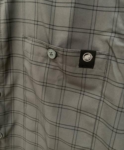 MAMMUT（マムート）MAMMUT (マムート) マウンテン ロングスリーブ シャツ ライトグレー サイズ:EUROPE　Sの古着・服飾アイテム