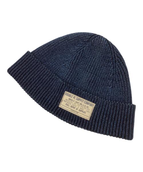 RRL（ダブルアールエル）RRL (ダブルアールエル) ウォッチキャップ ネイビー サイズ:47cmの古着・服飾アイテム