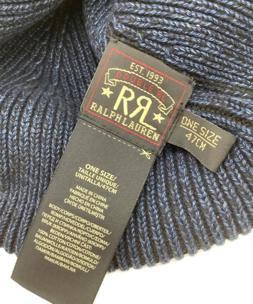 RRL（ダブルアールエル）RRL (ダブルアールエル) ウォッチキャップ ネイビー サイズ:47cmの古着・服飾アイテム