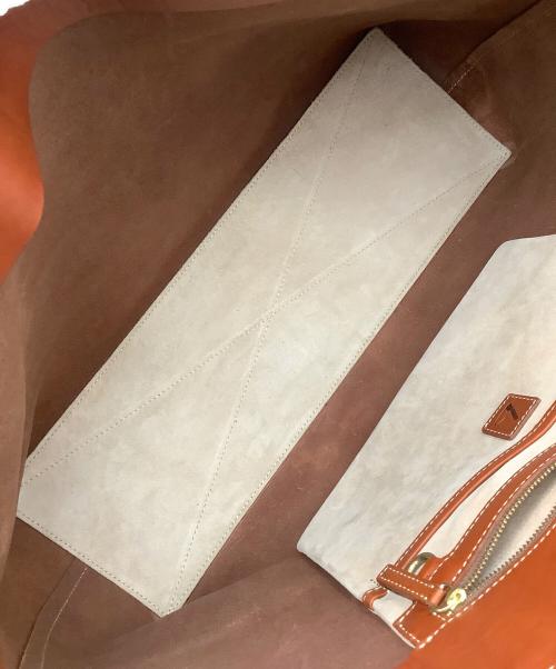 土屋鞄（ツチヤカバン）土屋鞄 (ツチヤカバン) ディアリオ ラージトート ブラウンの古着・服飾アイテム