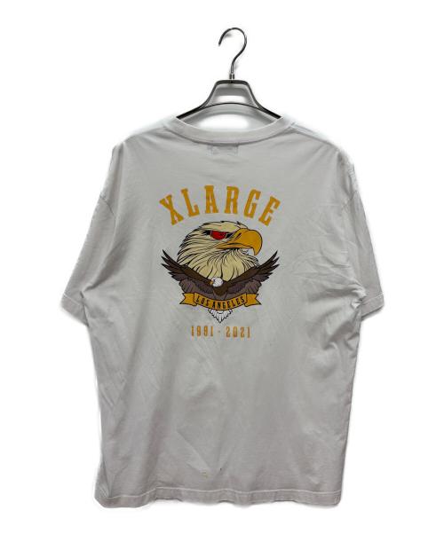X-LARGE（エクストララージ）X-LARGE (エクストララージ) プリントTシャツ ホワイト サイズ:Lの古着・服飾アイテム