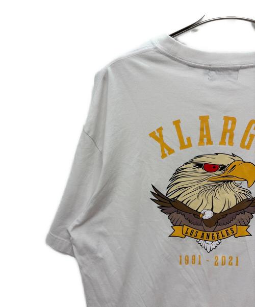 X-LARGE（エクストララージ）X-LARGE (エクストララージ) プリントTシャツ ホワイト サイズ:Lの古着・服飾アイテム