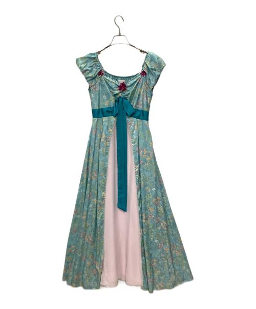 SECRET HONEY（シークレットハニー）SECRET HONEY (シークレットハニー) DISNEY (ディズニー) ジゼルカーテンワンピース -魔法にかけられて- スカイブルー サイズ:2 未使用品の古着・服飾アイテム