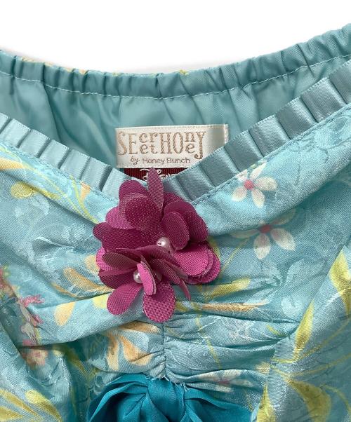 SECRET HONEY（シークレットハニー）SECRET HONEY (シークレットハニー) DISNEY (ディズニー) ジゼルカーテンワンピース -魔法にかけられて- スカイブルー サイズ:2 未使用品の古着・服飾アイテム